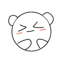 [LINEスタンプ] 有用な感情的なクマ