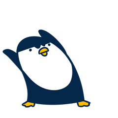 [LINEスタンプ] 不思議な町のペンギンたち1