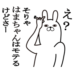 [LINEスタンプ] はまちゃんが使う面白名前スタンプ