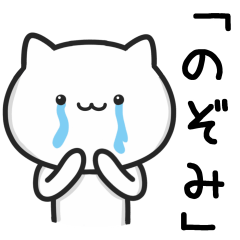 [LINEスタンプ] 【のぞみ】が使うねこ