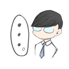 [LINEスタンプ] quite teacher
