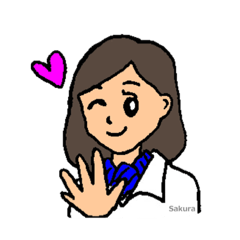 [LINEスタンプ] さわやか秘書さくら