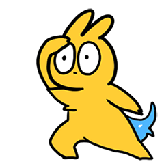 [LINEスタンプ] The Moving Yellowrabbit