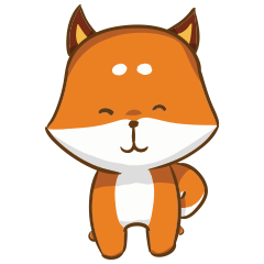 [LINEスタンプ] Little Shiba - English Version