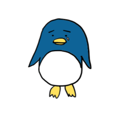 [LINEスタンプ] 頑張るペンギンくん