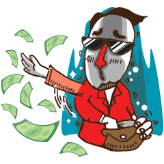 [LINEスタンプ] Red nose1