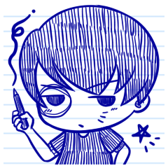 [LINEスタンプ] Ballpoint Pen 1