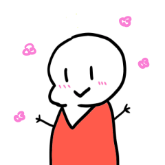 [LINEスタンプ] 白人間ちゃん（日常会話 編）