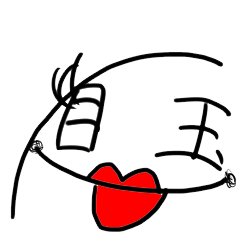 [LINEスタンプ] 目ん玉 For Girlfriends.