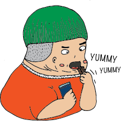 [LINEスタンプ] SO... FAT IS HAPPY！