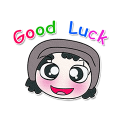 [LINEスタンプ] Miss. Fani.. Good luck ^^！