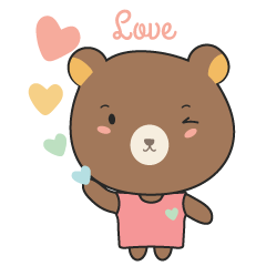 [LINEスタンプ] Marty the bear