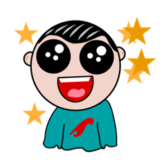 [LINEスタンプ] Head circle