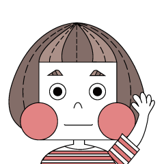 [LINEスタンプ] Blush 100%