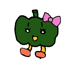 [LINEスタンプ] カボチャちゃん