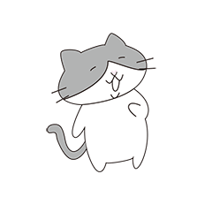 [LINEスタンプ] ひたすらゆるいにゃんこ