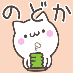 [LINEスタンプ] ☆★のどか★☆ベーシックパックの画像（メイン）