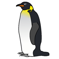 [LINEスタンプ] 人なつっこいペンギンの画像（メイン）