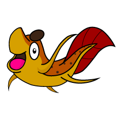 [LINEスタンプ] Marten the Lungfish