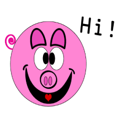 [LINEスタンプ] HAPPY Pig01