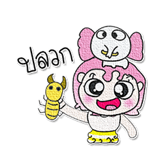 [LINEスタンプ] Hello my name is Sayo and elephant.