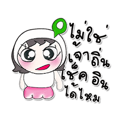 [LINEスタンプ] Miss Saka..^___^