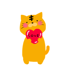 [LINEスタンプ] 黒猫と茶猫だよ
