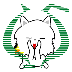 [LINEスタンプ] 三毛猫のカレンダー