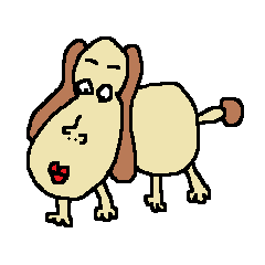 [LINEスタンプ] ピーナッツ犬