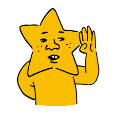 [LINEスタンプ] 星みたいなホシタベオ