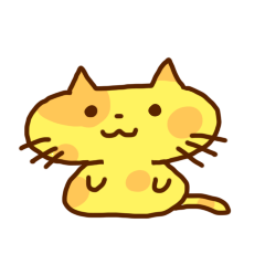 [LINEスタンプ] a cat with a placardの画像（メイン）