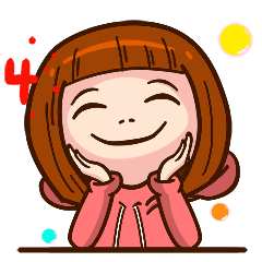 [LINEスタンプ] Girlsfriend practical emoticonsos(4)