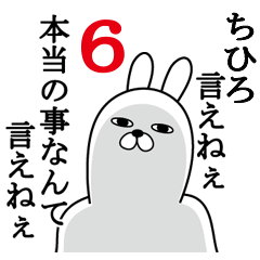 [LINEスタンプ] ちひろが使う面白名前スタンプ6