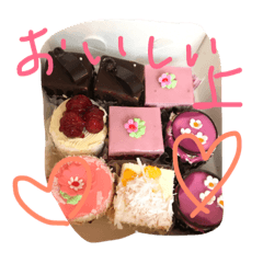 [LINEスタンプ] 好きな食べ物は何ですか？