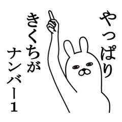 [LINEスタンプ] きくちが使う面白名前スタンプ