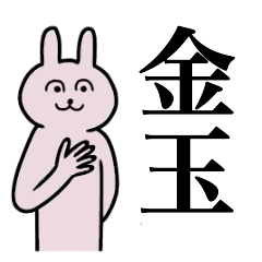 [LINEスタンプ] 金玉さん 名字スタンプ