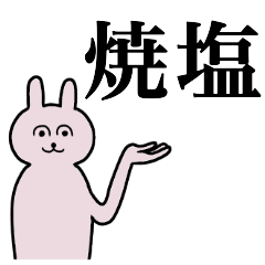 [LINEスタンプ] 焼塩さん 名字スタンプ