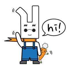 [LINEスタンプ] Technical Rabbit and Technical Carrot