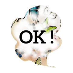 [LINEスタンプ] 英語でのふわふわ会話