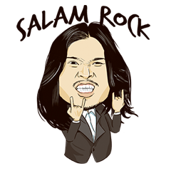 [LINEスタンプ] Virzha The Rock Style