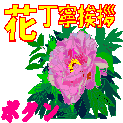 [LINEスタンプ] 花の丁寧挨拶