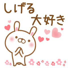 [LINEスタンプ] 大好きなしげるに送るスタンプ