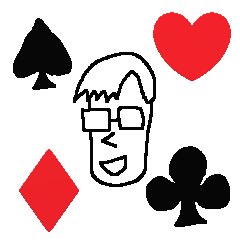 [LINEスタンプ] 真面目系ポーカーメガネ男子