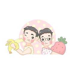 [LINEスタンプ] Bananonia and Stlobeli