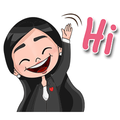 [LINEスタンプ] Boss Lady