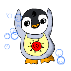 [LINEスタンプ] ペンギン武将曜日スタンプ