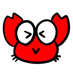[LINEスタンプ] かにさん
