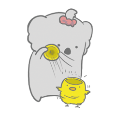[LINEスタンプ] Squishy Koala: ChuMi