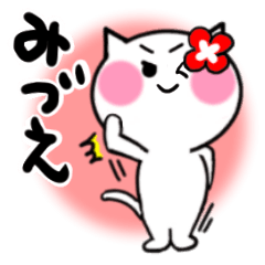 [LINEスタンプ] みづえさんが使うねこスタンプ