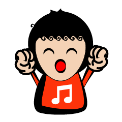 [LINEスタンプ] Q music guy